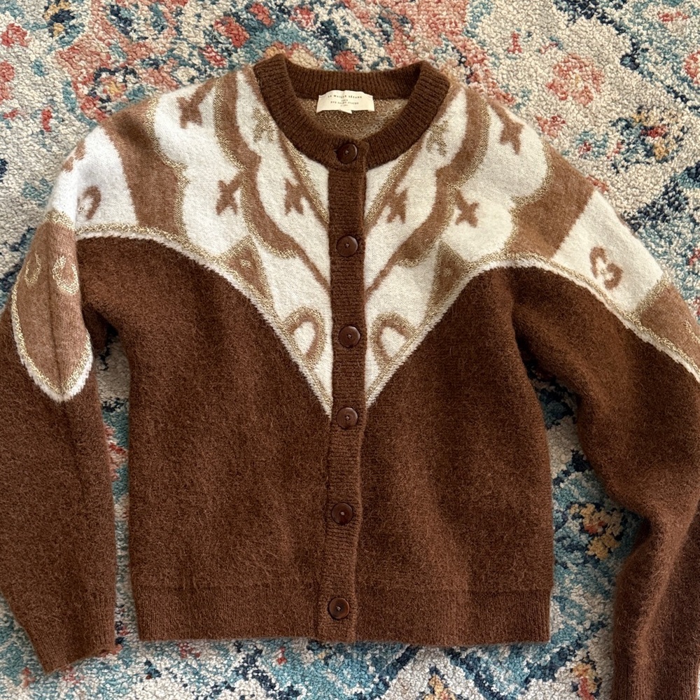 Sezane Margaux Wool Cardigan